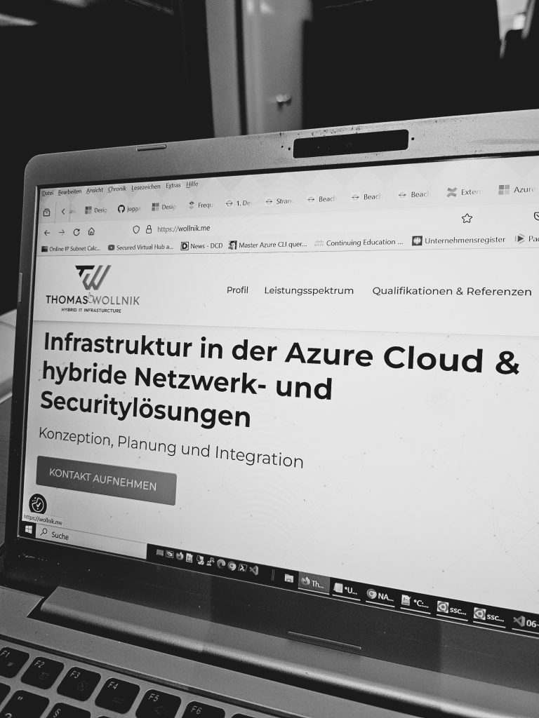 Infrastruktur in der Azure Cloud