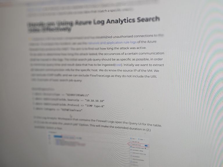 Azur Log Analytics Search Jobs